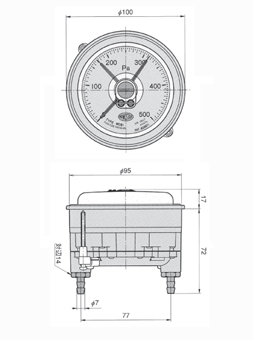 W081 パネル埋め込み型　図面